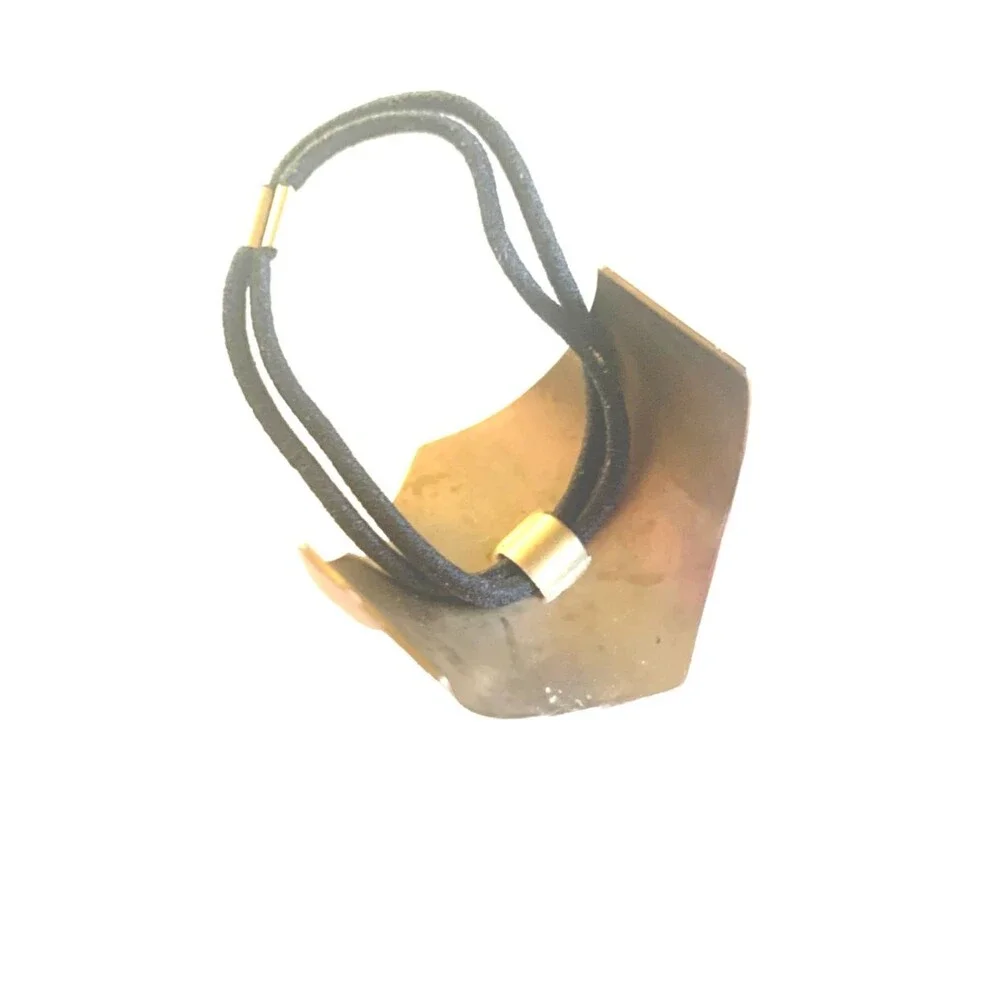 Ficcare Pearlized Enamel Metal Ponytail Holder